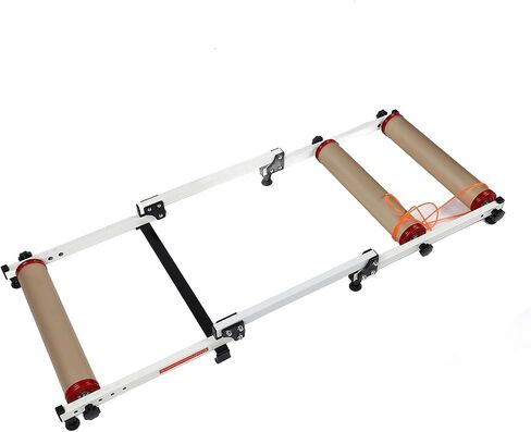 Bike Rollers for Mountain Road Bicycles Cycling Riding Platform, Indoor Fitness Equipment with Symmetrical Conical Bearings, Variable Front Wheel Bracket, Anti slip in Kuwait