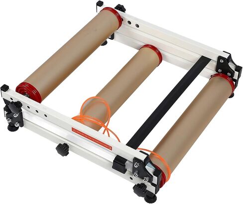 Bike Rollers for Mountain Road Bicycles Cycling Riding Platform, Indoor Fitness Equipment with Symmetrical Conical Bearings, Variable Front Wheel Bracket, Anti slip in Kuwait