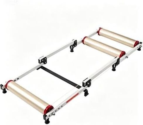 Indoor Cycling Bike Rollers, High-Strength Aluminum Alloy Bicycle Trainer, Adjustable Bicycle Exercise Stand for Home Gym Training in Kuwait