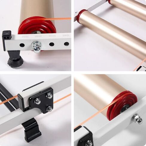 Indoor Cycling Bike Rollers, High-Strength Aluminum Alloy Bicycle Trainer, Adjustable Bicycle Exercise Stand for Home Gym Training in Kuwait