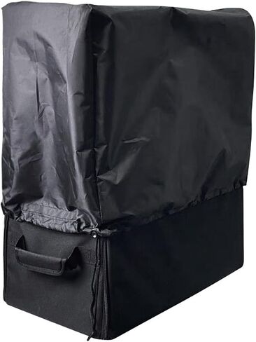 Foldable Bike Storage Box Car Trunk Organizer for Protection with Straps and Fasteners Secure Transport Space Saving Design (Single-Strap without Dust Cover) in Kuwait