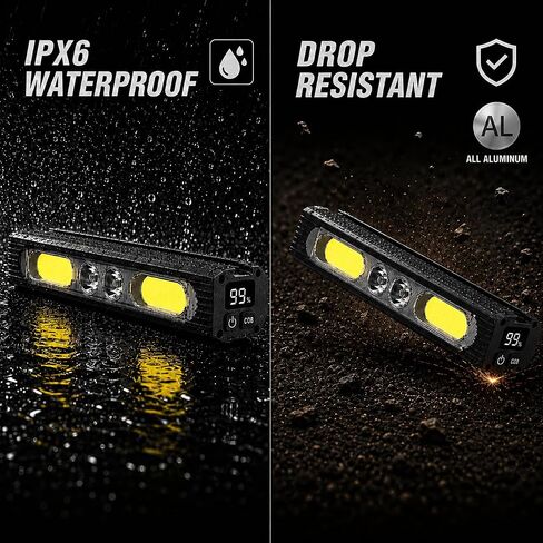 Bike Lights for Night Riding,1200 Lumens High&Low Beam Front Light, OLED Display USB-C Rechargeable Bicycle Lights,IPX6 Waterproof Ebike Headlight with Tail Light for MTB,Off-Road,City Riding in Kuwait