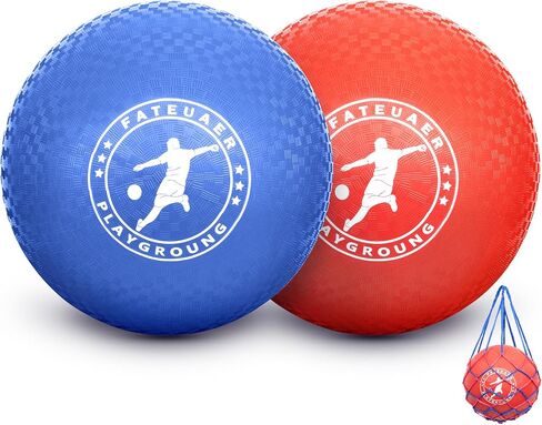 10 Inch Kickball Set, Playground Ball with Carrying Bag, Dodge Balls for Kids and Adults, Bouncing Sport Handball and Toy Ball, Outdoor Balls Official Camps in Saudi Arabia