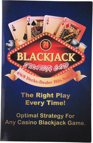 2-PACK Stainless Steel Blackjack Strategy Card - Metal Basic Strategy Chart with Guidebook - Durable Wallet-Size Casino "Cheat Sheet" - Perfect Gambling Gift for Men & Poker Night (Classic, 2, metal) in Kuwait