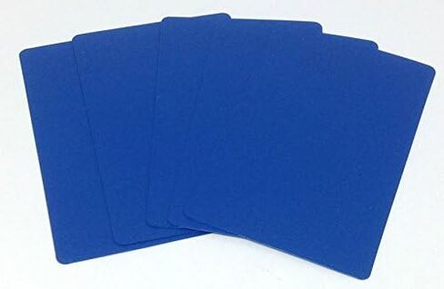 10 Bridge Size (Narrow) Blue CUT Cards for Poker Texas Hold'em Tournaments Blackjack Games in Kuwait