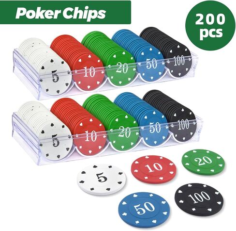 Craps Table Top Set, Includes 70" x 35" Rubber Craps Tabletop Layout Mat with Storage Bag, 2 Grade AAA 19mm Craps Dices, 200 Poker Chips and 3 Inch On/Off Buttons, Casino Games for Party（Red Dices） in Kuwait