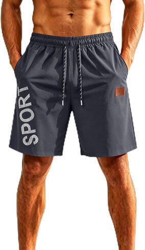 Men's 5 Inch Quick Dry Shorts with Pockets Cooling Breathable Gym Athletic Workout Shorts Lightweight Summer Shorts in Kuwait