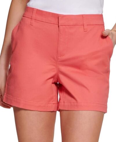 Tommy Hilfiger Women's TH Flex 5 Inch Hollywood Shorts (Sherbet, 14) in Kuwait