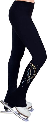 NY2 SPORTSWEAR Figure Skating Practice Pants with Spangles S120D - Adult Sizes in Kuwait