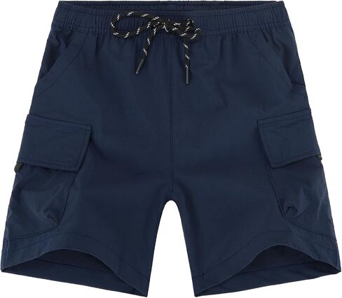 NATUST Boys Hiking Shorts Quick Dry Lightweight Cargo Shorts with Elastic Waist Multi Pockets Youth Outdoor Shorts in Saudi Arabia