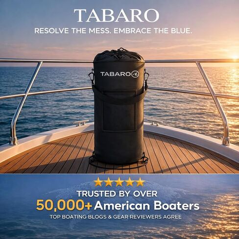 Boat Accessories, Boat Trash Can Fits 10-13 Gallon Bags, Reusable Marine Trash Bag, Odor & Leak Resistant, Easy Mount for Fishing, RV, Kayak & Pontoon Boats, Cool Boating Gifts for Men & Father’s Day in Kuwait