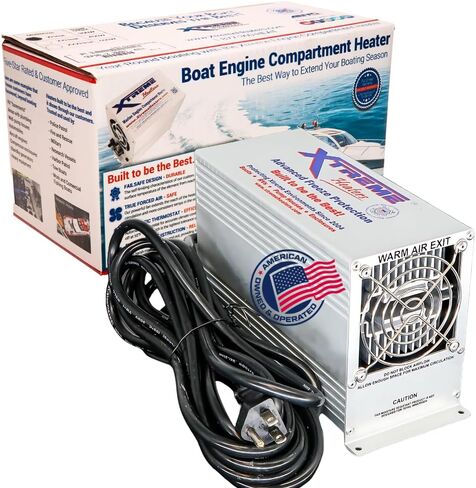 Boat Engine Compartment Heater | 800w Marine Certified Bilge Heater, Use For Winter Storage, Under RV, Freeze Protection, Well House, Campers, Greenhouses, & Boats in Kuwait