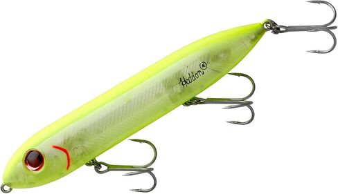Heddon Super Spook Topwater Fishing Lure for Saltwater and Freshwater, Bone, Jr (1/2 oz) in Saudi Arabia