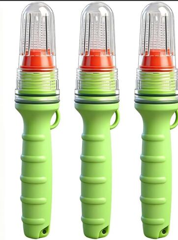3 PCS Boat Flares,Electronic Boats Distress Flare,Boat Flares Coast Guard Approved Marine,for Fishing Boats, Buoys, Life Rafts in Kuwait