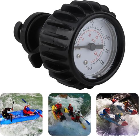 Inflatable Boat Barometer Rubber Dinghy Unidirectional Pressure Gauge Measuring Tool for Boat Owner Kayaker Raft Enthusiast Marine Air Pressure Monitoring Accessory in Kuwait