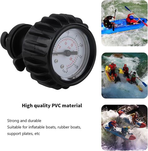 Inflatable Boat Barometer Rubber Dinghy Unidirectional Pressure Gauge Measuring Tool for Boat Owner Kayaker Raft Enthusiast Marine Air Pressure Monitoring Accessory in Kuwait
