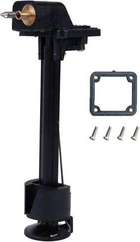 Boat Fuel Tank Connector with Fuel Meter Gauge for Outboard Motors, Black, 906 Inch in Kuwait
