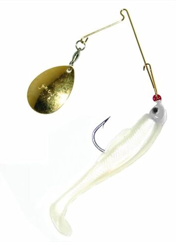 Strike King RMG14-863 Redfish Magic Spinnerbait, 1/4 -Ounce, Chartreuse in Kuwait