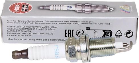 NGK IZFR5J - OE Series Laser Iridium Spark Plugs - 5899 - Compatible with Select Mercury & Mariner Outboard Marine Engines - Qty 3 in Kuwait