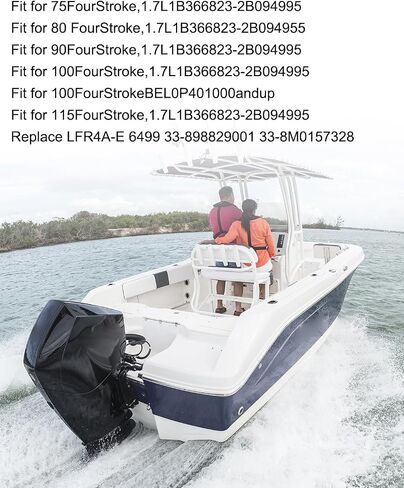 شمعات الإشعال إيريديوم تناسب ميركوري مارينر 4-السكتة الدماغية الخارجية 75HP 80HP 90HP 100HP 115HP، شمعات إشعال المحرك تحل محل LFR4A-E 6499 33-898829001 33-8M0157328 in Kuwait