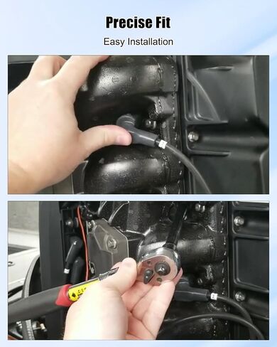 شمعات الإشعال إيريديوم تناسب ميركوري مارينر 4-السكتة الدماغية الخارجية 75HP 80HP 90HP 100HP 115HP، شمعات إشعال المحرك تحل محل LFR4A-E 6499 33-898829001 33-8M0157328 in Kuwait