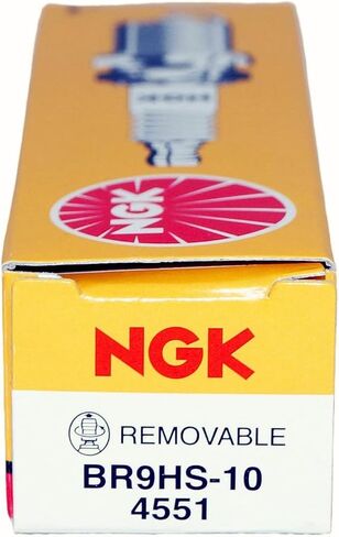 NGK BR9HS-10 - قابس الإشعال القياسي من النيكل من سلسلة OE - 4551 - متوافق مع محركات بحرية خارجية مختارة 1985-2008 ميركوري وياماها - الكمية 6 in Kuwait