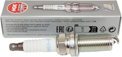 NGK ILFR6G-E - OE Series Laser Iridium Spark Plugs - 4212 - Compatible with Select Mercury & Mariner Outboard Marine Engines - Qty 6 in Kuwait