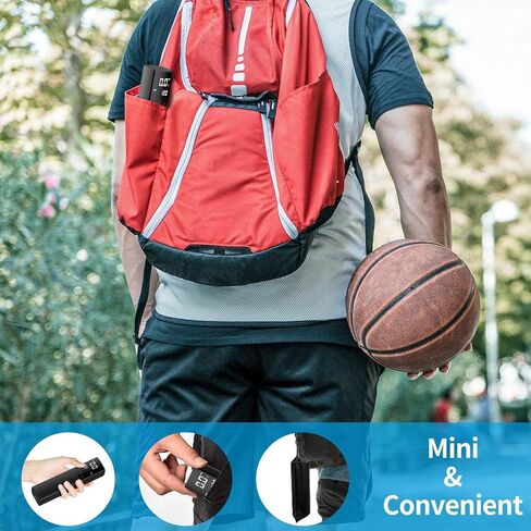 Pumteck Electric Ball Pump, Smart Air Pump Portable Fast Ball Inflation with Precise Pressure Gauge and Digital LCD Display for Football Basketball Volleyball Football in Saudi Arabia