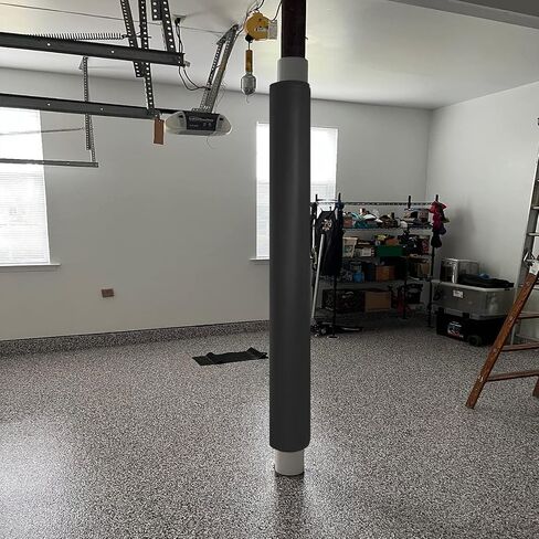Indoor Outdoor Column Padding Wrap, Self-Adhesive Foam Pole Protector for 4"-12" Diameter, Round Pole Cushioning for Basement, Safety Padding, Durable Column Cover in Saudi Arabia