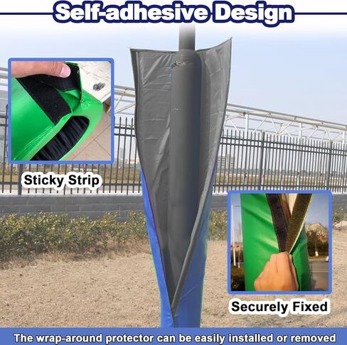 Indoor Outdoor Column Padding Wrap, Self-Adhesive Foam Pole Protector for 4"-12" Diameter, Round Pole Cushioning for Basement, Safety Padding, Durable Column Cover in Saudi Arabia