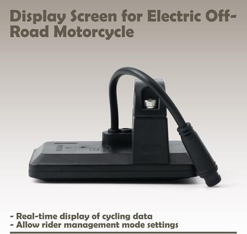 Display Screen Replacement for Yozma IN10 for Yozma in 10 Electric Dirt Bike E-Bike LCD Display with 3 Function Keys, for Check Riding Data, Speedometers Off-Road Motorcycle Accessories in Kuwait