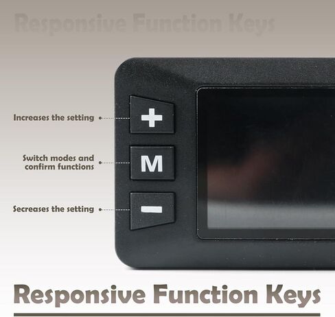 Display Screen Replacement for Yozma IN10 for Yozma in 10 Electric Dirt Bike E-Bike LCD Display with 3 Function Keys, for Check Riding Data, Speedometers Off-Road Motorcycle Accessories in Kuwait
