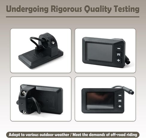 Display Screen Replacement for Yozma IN10 for Yozma in 10 Electric Dirt Bike E-Bike LCD Display with 3 Function Keys, for Check Riding Data, Speedometers Off-Road Motorcycle Accessories in Kuwait