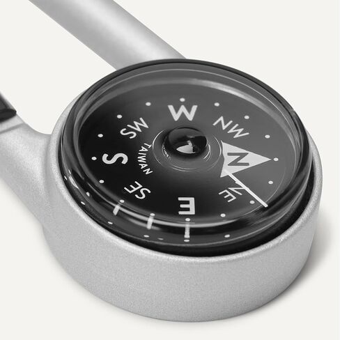 Amazon Basics Carabiner Keychain Compass for Hiking, Camping Backpacking in Kuwait