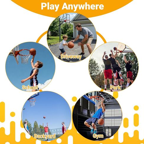 Basketball Net Replacement Heavy Duty, Premium Thick Polyester, 12 Loops Professional Basketball Hoop Net, 7.16 oz All Weather Anti-Whip, Fits Standard Indoor Outdoor Rims, Single Pack - White in Kuwait