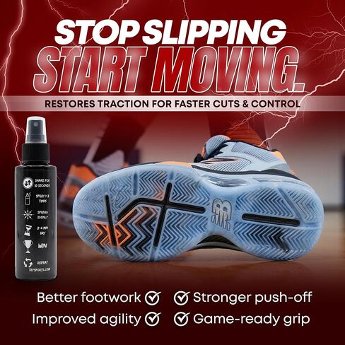 Ballers Choice Advanced Grip Spray - Multi-Sport Traction | Elite Sticky Spray for Football Gloves, Basketball Shoes, Golf & Baseball, Pro Bat Tack & Stick Grip for Max Traction in Saudi Arabia