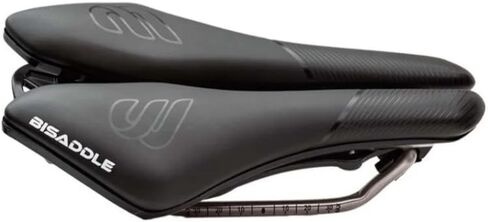 BiSaddle Hurricane Bike Saddle - Adjustable Split Saddle - Short Nose Road Bike Seat for Men & Women - Tri, Gravel, XC & MTB Saddles - Comfort Fit, 100-175mm in Kuwait