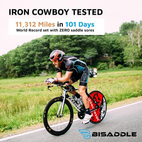 BiSaddle Hurricane Bike Saddle - Adjustable Split Saddle - Short Nose Road Bike Seat for Men & Women - Tri, Gravel, XC & MTB Saddles - Comfort Fit, 100-175mm in Kuwait