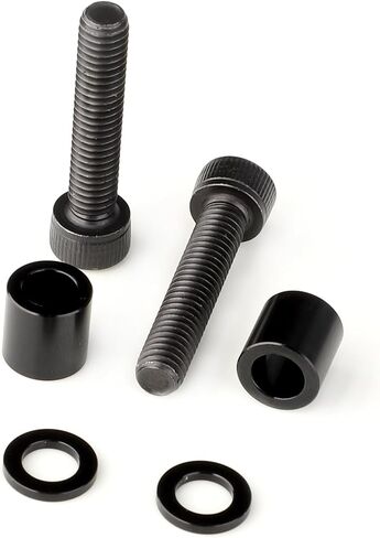 Brake Caliper Adapter Bracket for Surron Light Bee X, Segway X160/X260 & Talaria Sting, Black Anodized F&R | Machined from solid 7075-T6 aluminum Ensures alignment and braking performance Complete kit for installation in Kuwait