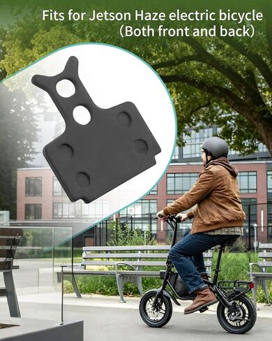 2Pcs Brake Pads Fit for Jetson Haze Electric Bike，Front Rear Dics Brake Pads， E-Bike Replacement Parts in Kuwait