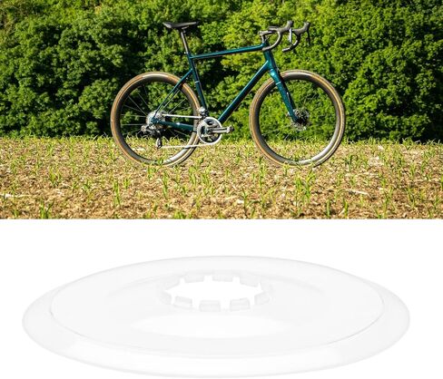 SING F LTD 2 Pack Freewheel Spoke Protector 137 x 38 mm Transparent Plastic Wheel Spoke Guard for Mountain Road Folding Bikes in Kuwait