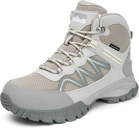 R CORD Women's Hiking Boots, Waterproof Lightweight Trail Shoes with Non-Slip Grip, Comfortable Mid-Cut Outdoor Boots for Hiking, Camping, Travel & Everyday Adventures in Kuwait
