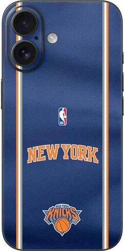 Skinit Decal Phone Skin Compatible with iPhone 17 - Officially Licensed NBA New York Knicks Distressed Design in Kuwait