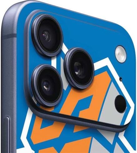 ملصق هاتف Skinit متوافق مع iPhone 17 Pro Max - تصميم شعار كبير مرخص رسميًا من NBA New York Knicks in Kuwait