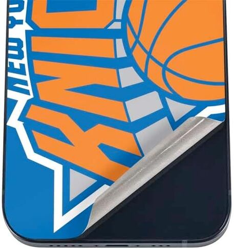 ملصق هاتف Skinit متوافق مع iPhone 17 Pro Max - تصميم شعار كبير مرخص رسميًا من NBA New York Knicks in Kuwait