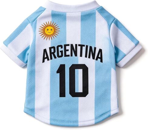 Dog Jersey Dog Soccer Jersey - Stretch Breathable Summer Dog Shirts Dog Clothes in Kuwait
