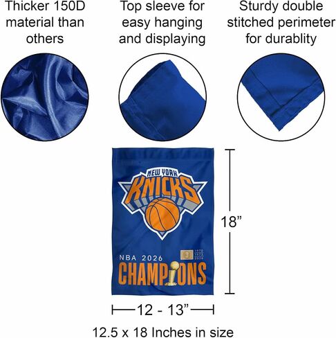 New York Knicks 2026 NBA Champions Garden Flag Banner in Kuwait