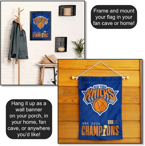 New York Knicks 2026 NBA Champions Garden Flag Banner in Kuwait
