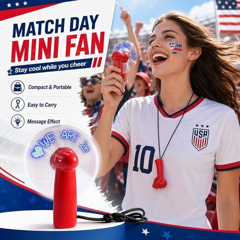 مجموعة هدايا لمشجعي كرة القدم للمراهقين، رائعة لتقديمها كهدية خلال كأس العالم 2026، زجاجة مياه قابلة للطي، مروحة محمولة، حقيبة ظهر برباط، معطف مطر والمزيد - للمدرسة، والرياضة، ومشاهدة يوم المباراة in Kuwait