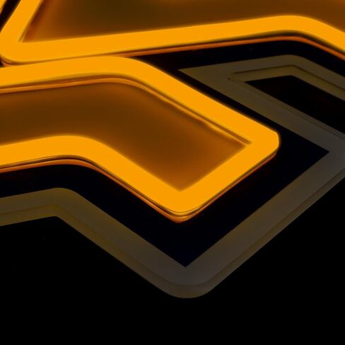 لافتة مضيئة LED مرخصة رسميًا من NCAA West Virginia Mountaineers، مقاس 15 بوصة عرض × 14.28 بوصة ارتفاع - مثالية للمعجبين والخريجين in Kuwait